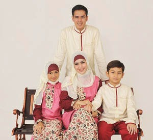 Model Baju Batik Muslim Anak Fashion